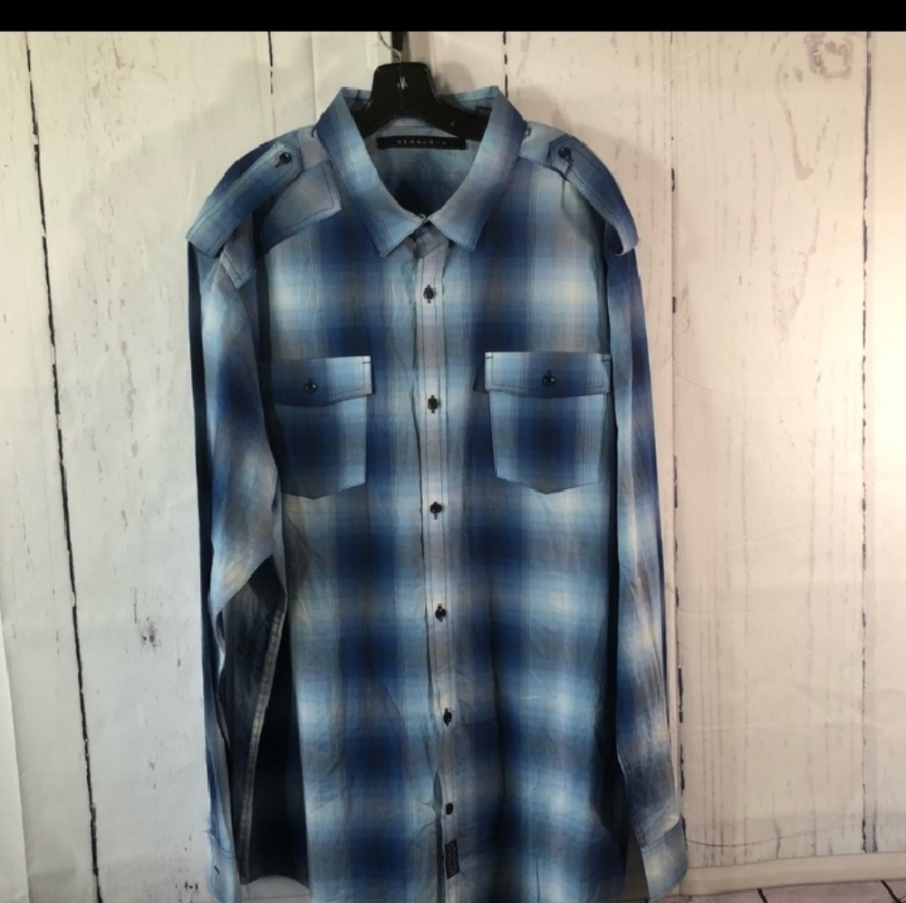 SEAN JOHN 3XL BUTTON DOWN LONG SLEEVE SHIRT